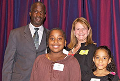 Student Anthony Short and teacher Elizabeth Schindler