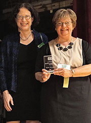 Pat Braus with Karen Marquardt