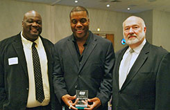 Eric Robinson, Roland Williams and REF Board chair Ed Cavalier